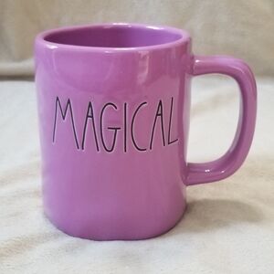 Rae Dunn Magical Seasonal Halloween Holiday Coffee Mug. Solid Purple.